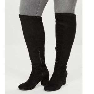 lane bryant suede boots